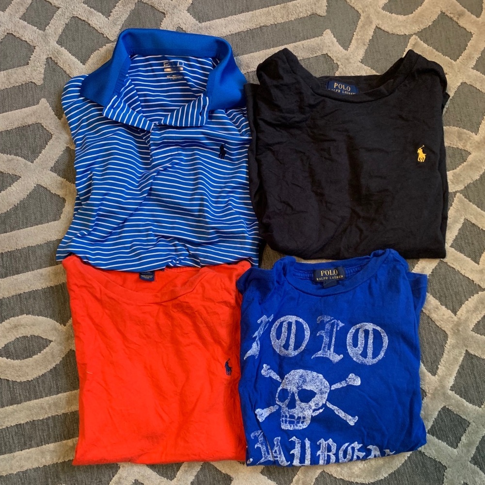 Boys size 10/12 polo lot